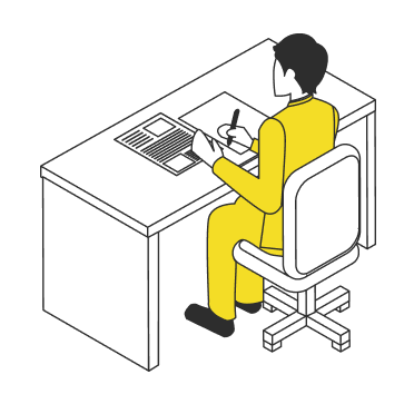 スタッフのイラスト